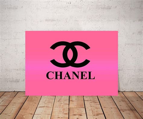 chanel logo canvas
